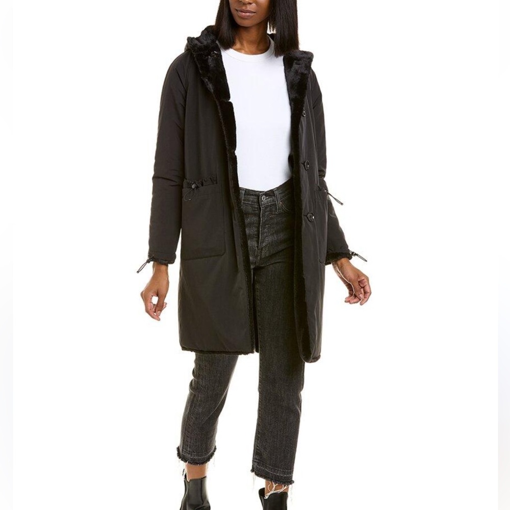 Jane Post Reversible Cocoon Coat - image 2